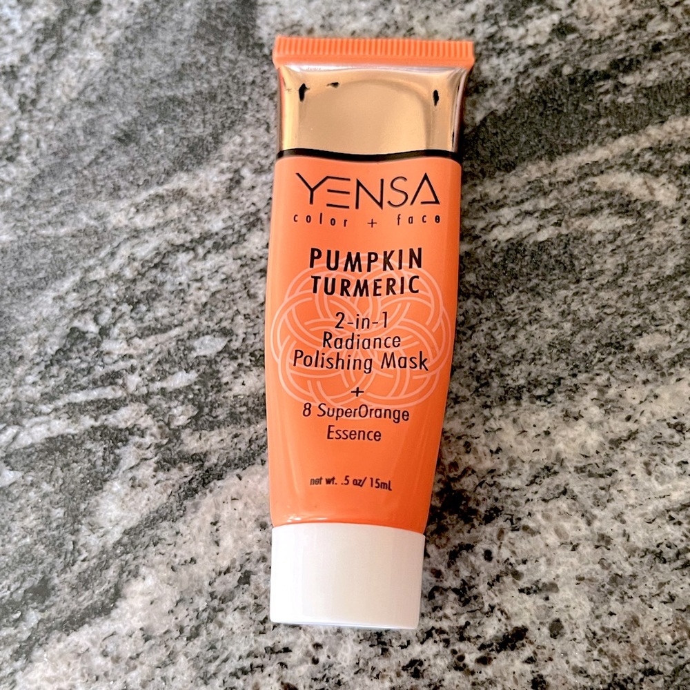 🌻 3/$20 🆕 Yensa Pumpkin Turmeric 2-in-1 Radiance Polishing Mask, 15 ml - Picture 5 of 12